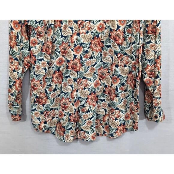 Vintage Guess Women's Shirt 3 (Fits M) Floral Button Down Collared Cottagecore - Picture 15 of 16